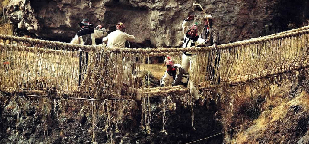 Puente Inca Q´Eswachaka Cusco